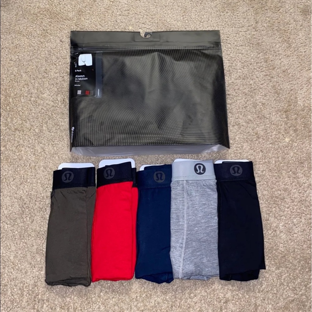 🌀NWT Lululemon Always in Motion 5 Pack Und…